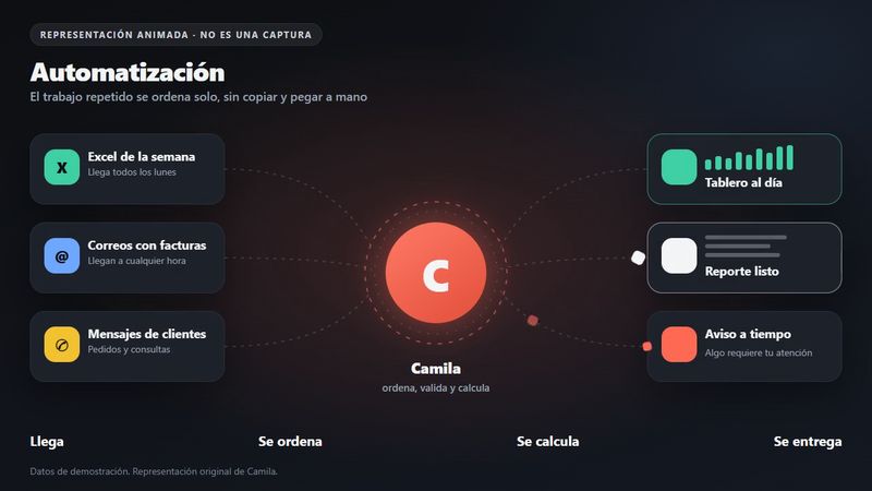 Automatización: se calcula el tablero